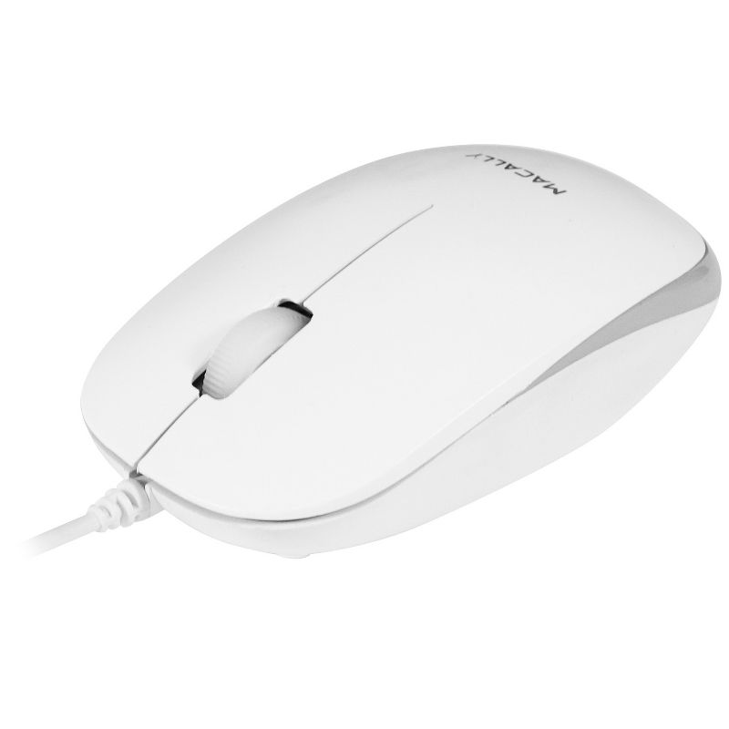 Macally USB-C Wired Computer Mouse with 3 Soft-Click Button & Scroll Wheel for Windows PC, Apple Ma, 4 of 8