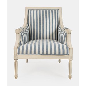 Jofran, McKenna French Detailing Solid Wood Upholstered Accent Chair - 1 of 4