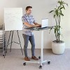 Seville Classics airLIFT  XL Pneumatic Sit-Stand Mobile Desk Cart - 3 of 4