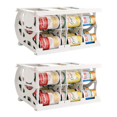 Shelf Reliance Compact Cansolidator Pantry Kitchen Organizer Holder with Rotational and Adjustable Panel Systems