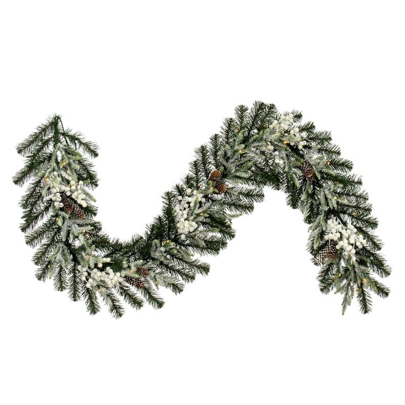 Vickerman Artificial Frosted Berry Mixed Pinecone Collection, 1 of 8
