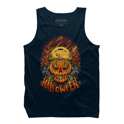 Men's Design By Humans halloween By arjanaproject Tank Top
