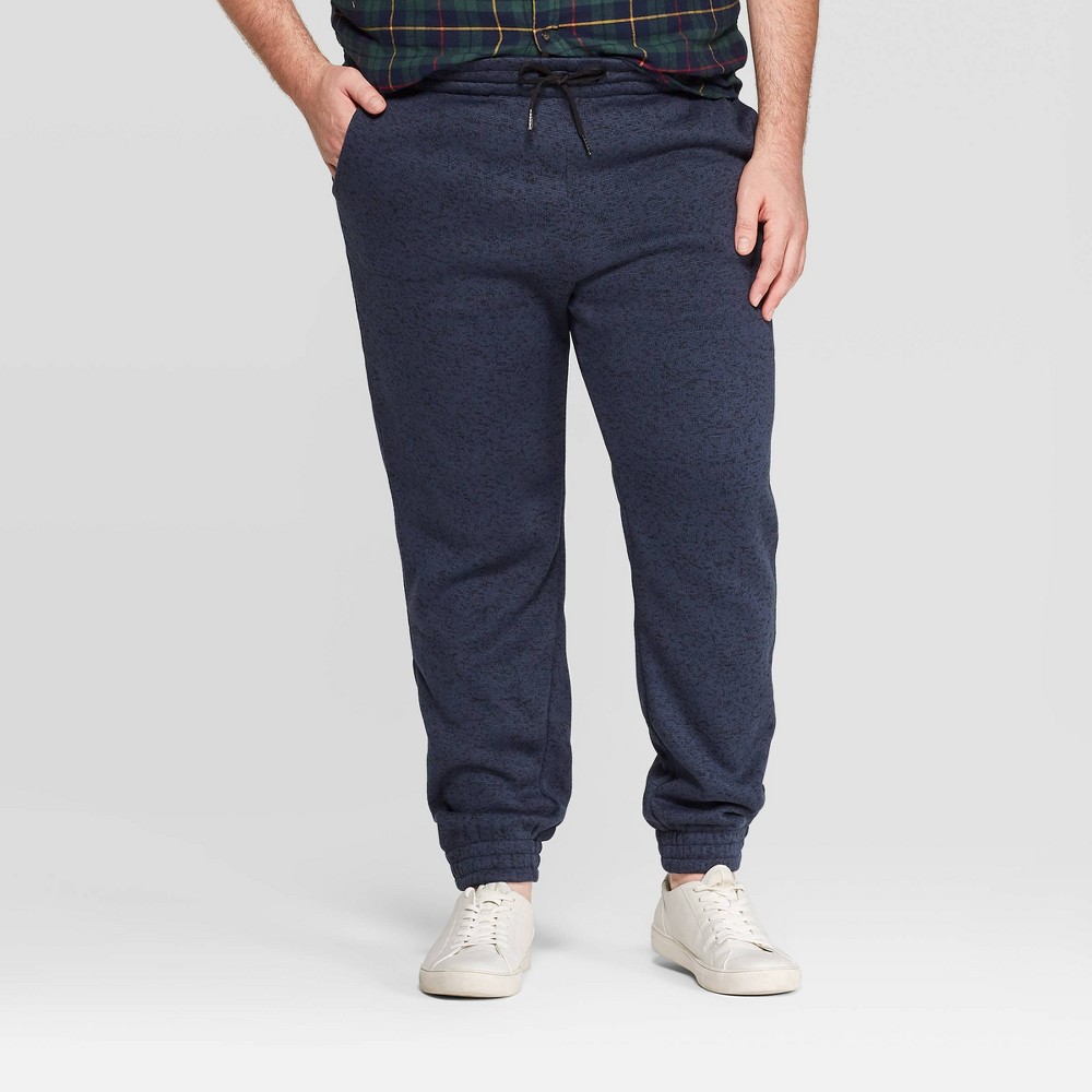 Men's Big & Tall Jogger Pants - Goodfellow & Co Xavier Navy 2XB, Men's, Xavier Blue was $24.99 now $17.49 (30.0% off)