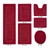 Lux Premium 100% Cotton Tufted Solid Reversible 6 PC Bath Rug Set – Ultra-Soft, Water-Absorbent, Durable, Machine Washable Bathroom Rug - 2 of 4