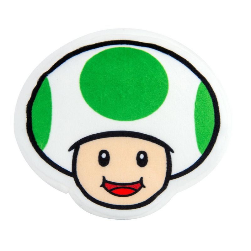 Nintendo Club Mocchi Mocchi Junior 6&#34; Plush - Super Mario Toad Green, 1 of 4