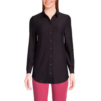 Lands' End Women's Long Sleeve Soft Performance Roll Tab Tunic