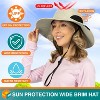 SUN CUBE Wide Brim Sun Hat Adults, Fishing Hats Sun UV Protection, Hiking Bucket Hat Safari Beach Boonie, UPF 50+ - 4 of 4