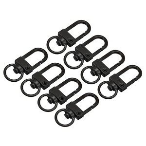 Unique Bargains DIY Craft Key Organization Lobster Claw Lanyard Swivel Clasps 1.3" x 0.51" 8 Pcs - 1 of 4