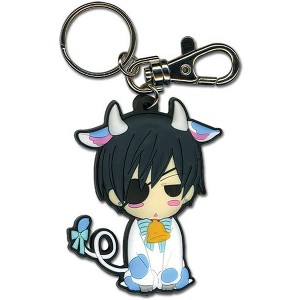 Great Eastern Entertainment Co. Black Butler: Cow Ciel PVC Keychain - 1 of 3