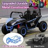 24V 2-Seater Ride On UTV Electric Car with Remote Control, Bluetooth, LED Lights, Suspension & Wide Seats - 3 of 4