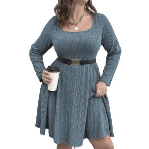 Plus Size Sweater Dress Plus Sweater Dress Casual  sweater dress - 1 of 1