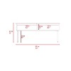 NicBex Coffee Tables for Living Room Modern Lift Top Rectangle Coffee Tables with Concealed Storage and 4 Metallic Legs, Multicolor - 2 of 4