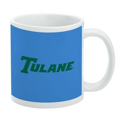 Tulane University Secondary Logo Ceramic Coffee Mug Novelty Gift Mugs for Coffee Tea and Hot Drinks 11oz White