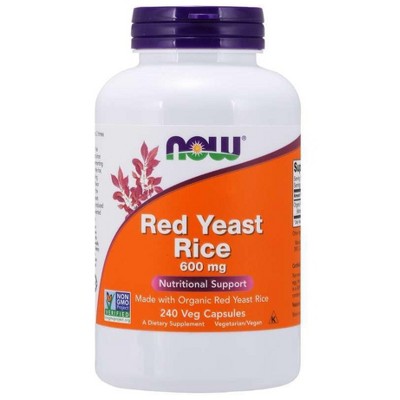 Red Yeast Rice 600mg by Now Foods  -  240 VegCap