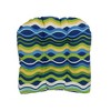 Blazing Needles, 19-inch U-Shaped Spun Polyester Outdoor Tufted Dining Chair Cushion - 2 of 2