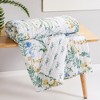 Apolonia Botanical Floral Quilted Throw - Villa Lugano by Levtex Home - 2 of 3