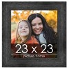 PosterPalooza | Square Contemporary Black Picture Frame - UV Acrylic, Foam Board Backing, Hanging Hardware - 2 of 4