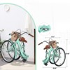 VisioGear 24 Inch Folding Lady Bike, Single Speed, Compact Design for Easy Storage and Commuting, Green, 62.99"*25.2"*37.8" - 4 of 4
