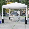 Emma and Oliver Outdoor Event/Tailgate Set with Pop Up Event Canopy with Wheeled Case, Bi-Fold Table and 4 Folding Chairs - 2 of 4