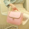 Racxily Handicular cosmetic bag large -capacity Portable solid color hook toile bag - 2 of 4