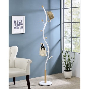 Lycvki Metal Freestanding Coat Rack - 1 of 4