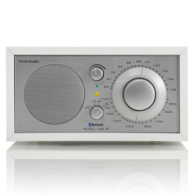 Tivoli Audio Model One Bluetooth AM/FM Radio & Speaker (White/Silver)