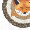 Earth Rugs Eco-Friendly Animal Hot Pad – 10" Fox Trivet for Kitchen or Wall Art - 2 of 3