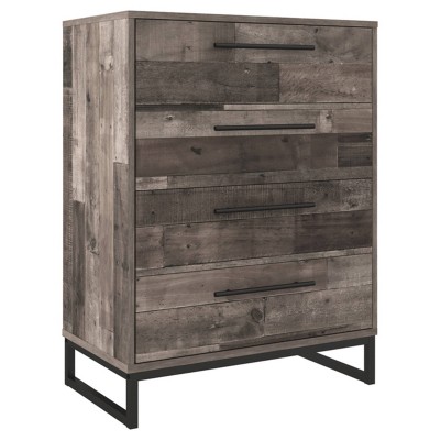 Neilsville 4 Drawer Chest Gray - Signature Design by Ashley