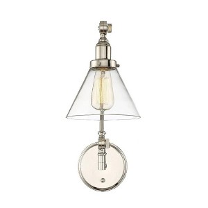 Savoy House Drake 1 - Light Swing Arm Lamp in  Polished Nickel - 1 of 3
