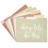 Paper Junkie 12 Pack Decorative File Folders, Letter Size for Women, Cute Earth Tone Aesthetic Office Supplies with Inspirational Sayings - 3 of 4