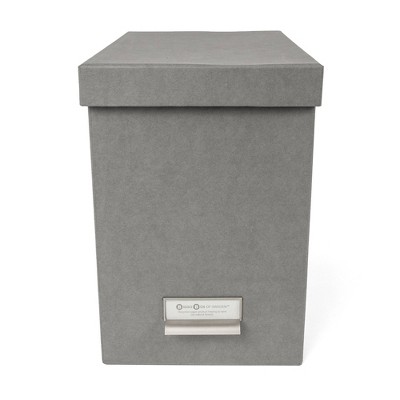 John File Box Gray - Bigso Box of Sweden