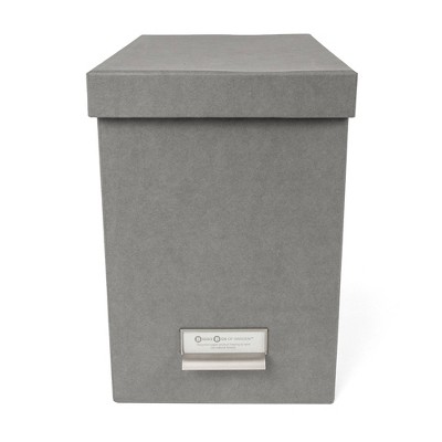 John File Box Gray - Bigso Box of Sweden