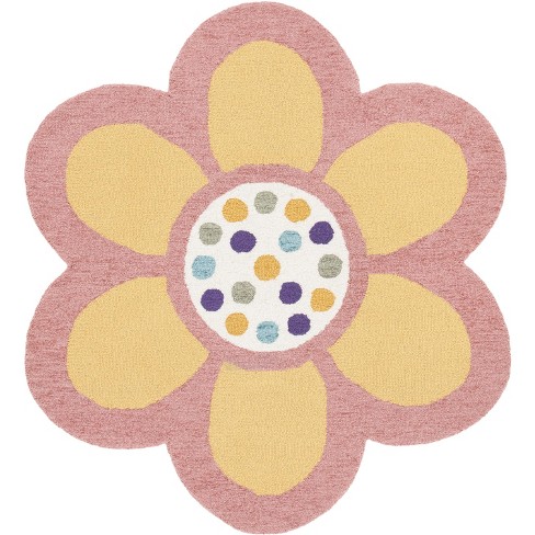 Novelty Nov608 Hand Tufted Area Rug - Pink/yellow - 4' Round - Safavieh ...