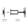 Mount-It! Full Motion TV Wall Mount | Long Arm TV Mount with 24 Inch Extension | Fits 32 to 55 Inch TVs with Up to VESA 400 x 400, 77 Lbs. Capacity - image 3 of 4