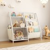 TinyHomie 3-Tier White Children's Storage Rack White,for Space-Saving Organizer - 3 of 4