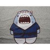 Samezu Shark Jaggy Happi Coat Men's Athletic Heather Long Sleeve Shirt - 2 of 2