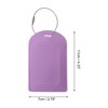 Unique Bargains Semicircle Luggage Tag 1 Pc - 2 of 4