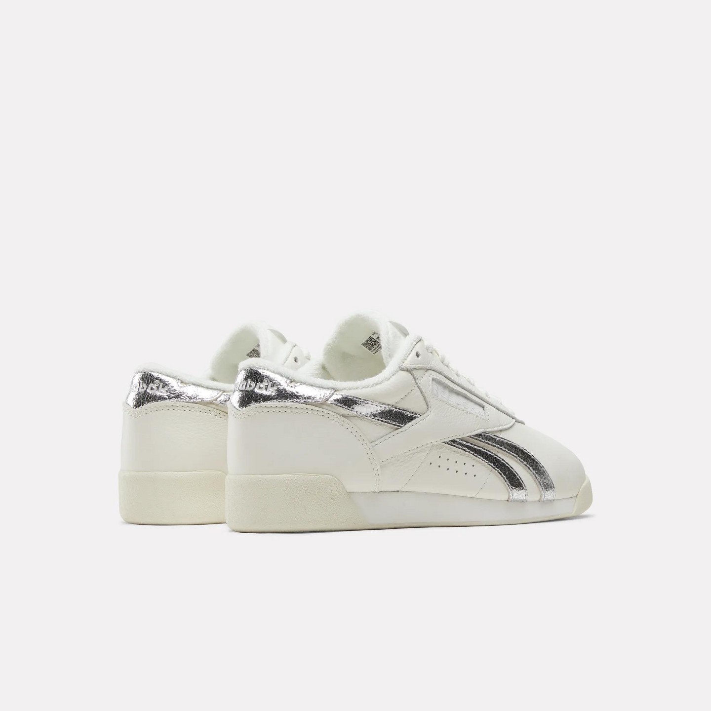 Женские кроссовки Reebok Freestyle Lo Shoes Size 6.5 CHALK/SILVERMETALLIC/VINTAGECHALK — фото 3