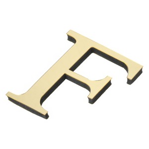 Unique Bargains Self-Adhesive Letter Acrylic Alphabet Mirror Wall Stickers - 1 of 4