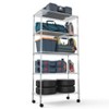 NicBex 60.00" 5-Tier Bookshelf with Wheels & Shelf Liners Bookcases for Living Room Home Office - 3 of 4