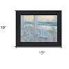HomeRoots Coastal Porch Black Framed Print Wall Art - 3 of 4