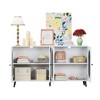 Modern Accent Sideboard Cabinet with Acrylic Doors, Freestanding Storage Cupboard Console Table for Kitchen Dining Living Room Hallway Office - 4 of 4