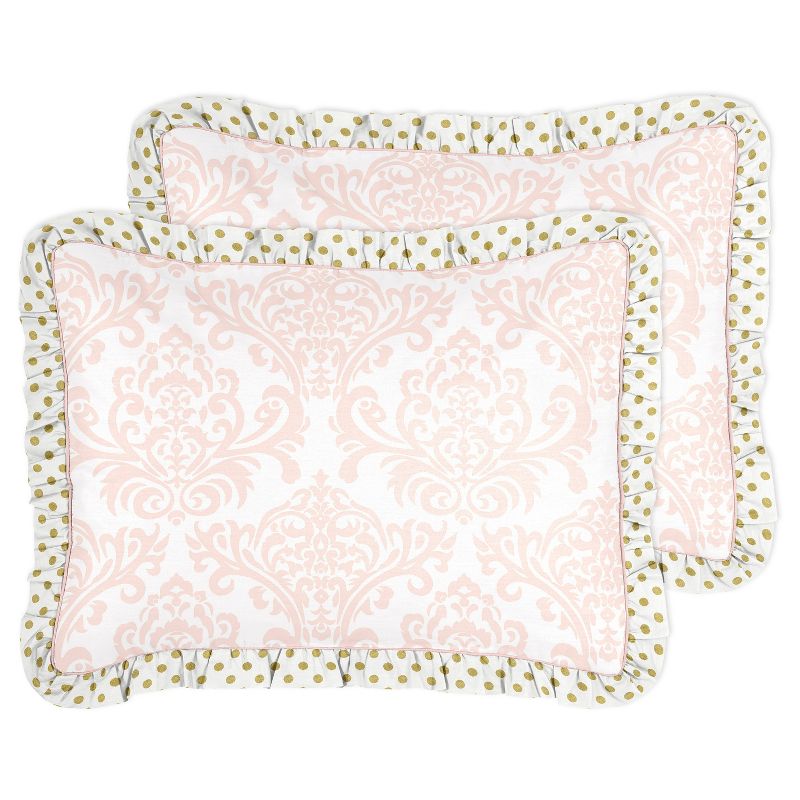 3pc Amelia Full/Queen Kids&#39; Comforter Bedding Set Pink and Gold - Sweet Jojo Designs, 3 of 7