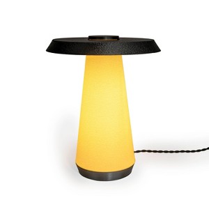 JONATHAN Y Bruno 12.25" Mid-Century Minimalist Plant-Based PLA 3D Printed Dimmable (Includes LED Light Bulb) Table Lamp - 1 of 4