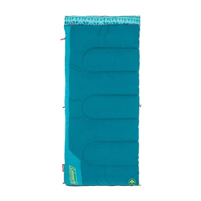 Coleman 50 Degree Youth Sleeping Bag - Turquoise