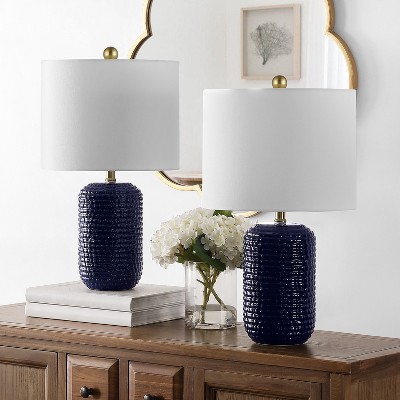 navy blue table lamps