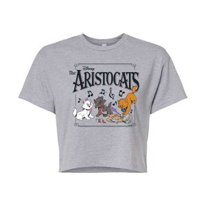 Women's - Disney - The Aristocats Cropped Graphic T-Shirt - 1 of 4