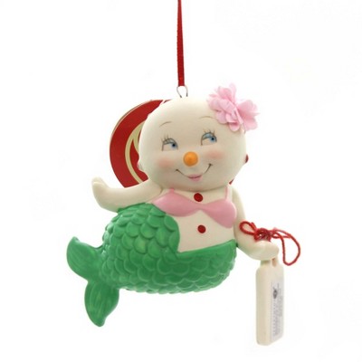 Holiday Ornaments 3.0" Mer-Mazing Snowpinion Department 56  -  Tree Ornaments