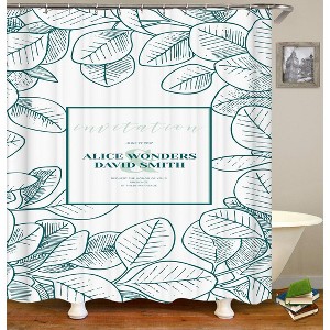 Alice Wonders Shower Curtains for Bathroom Waterproof Fabric Bath Curtain Durable Soft Stylish Bathroom Decor 72x72 Inch - 1 of 1
