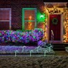 Northlight Lighted Outdoor Candy Cane Christmas Pathway Markers - 13.5' - Green - Set of 10 - 3 of 4
